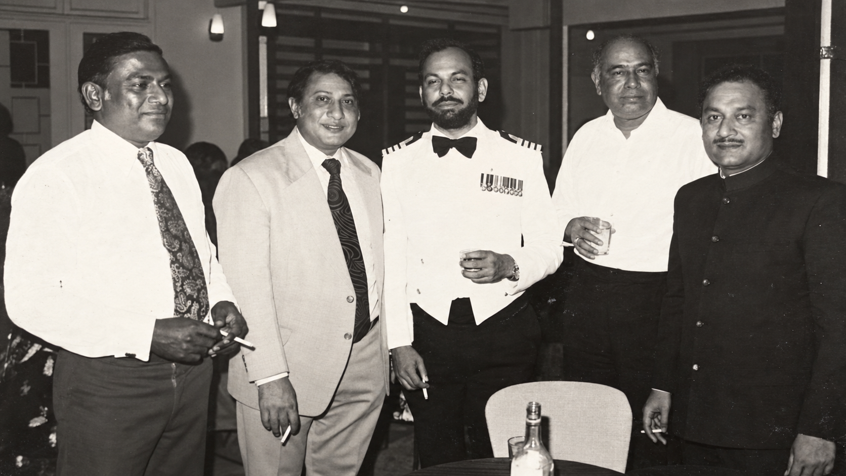 Original family archive of a social gathering during the Fiji years